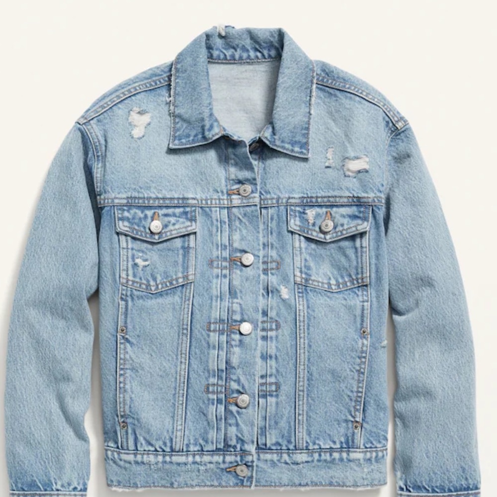 Distressed Jean Jacket